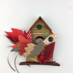 Thrift Design| Small Bird House| Fabric & Paper Samples| £18| Lucy Wray