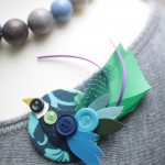 Thrift Design| Upcycled Bird Brooch| Recycled Plastic| 6cm D| £15| Lucy Wray