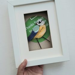 Blue Tit, Thank You | Original 3D Art