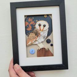 Evening Owl | Original Framed Art